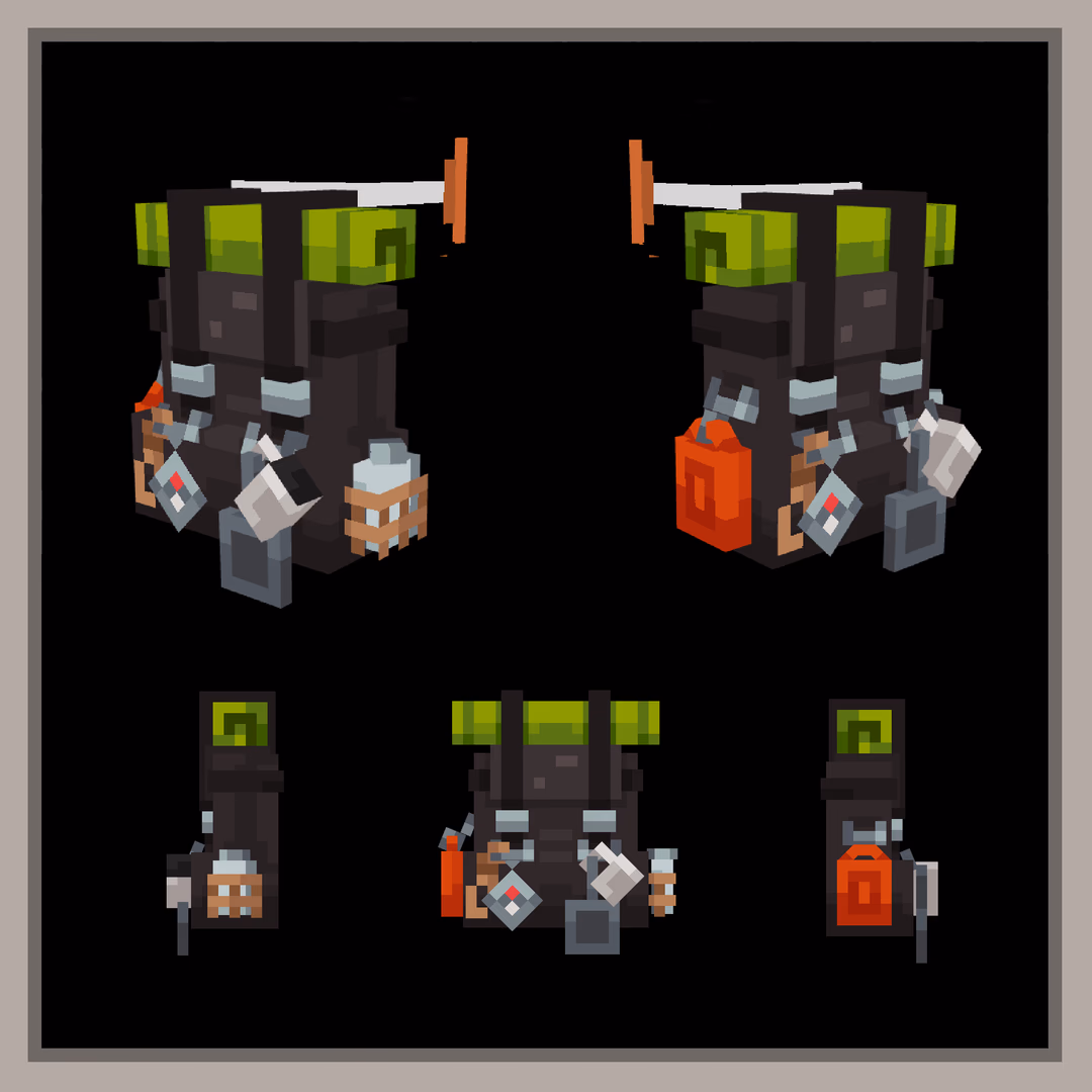 재난 생존자 치장 세트 4